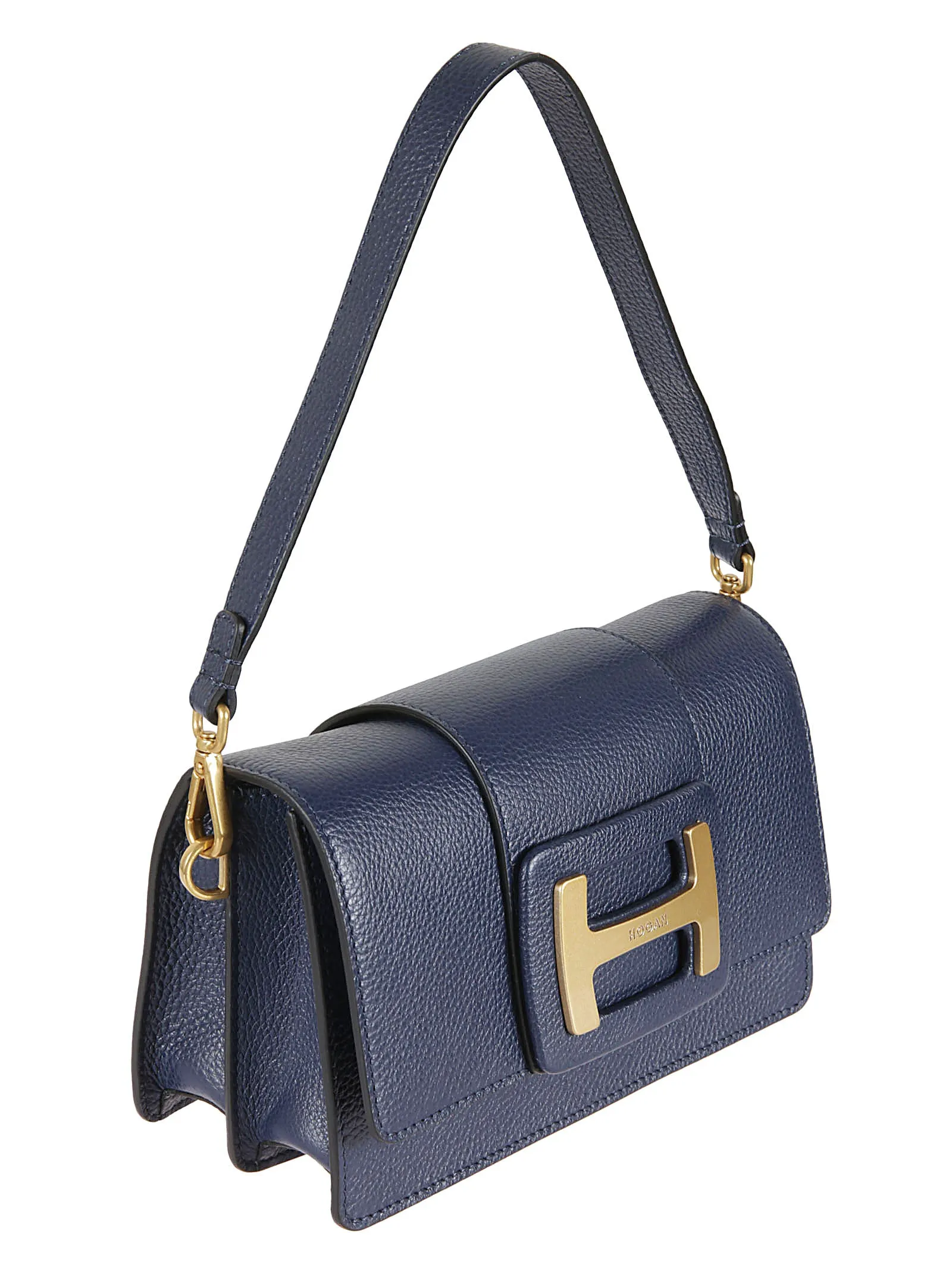 Hogan H-Bag Logo Detailed Foldover Crossbody Bag