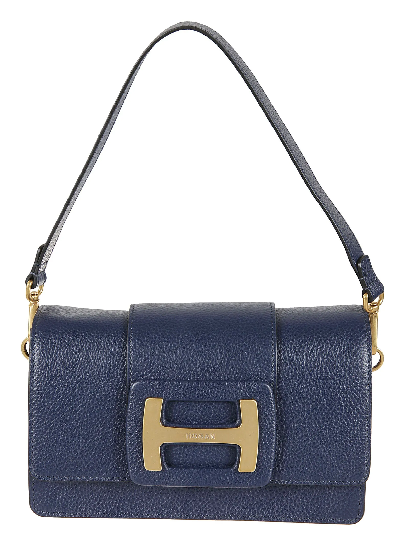 Hogan H-Bag Logo Detailed Foldover Crossbody Bag