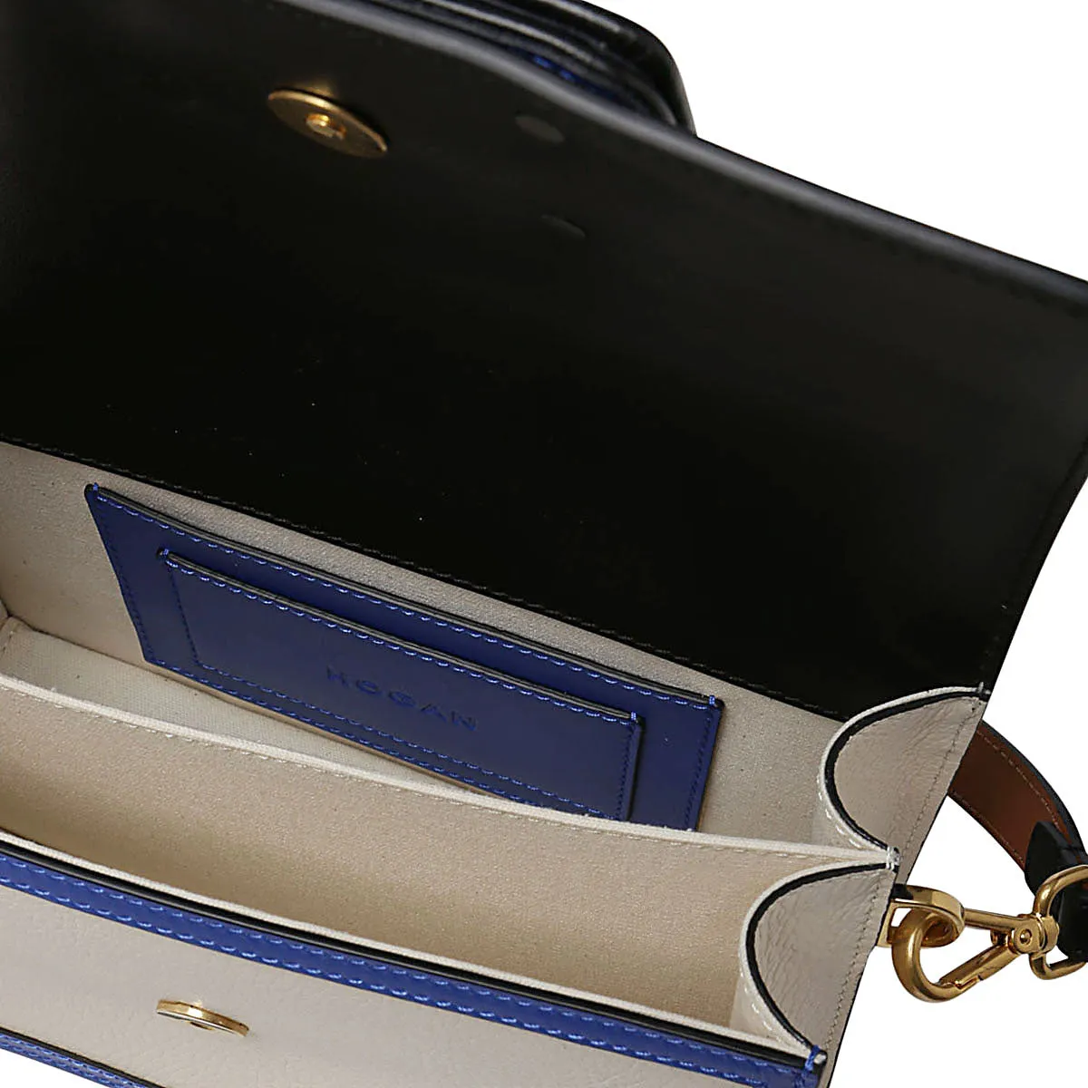 Hogan Logo Detailed Color-Block Crossbody Bag