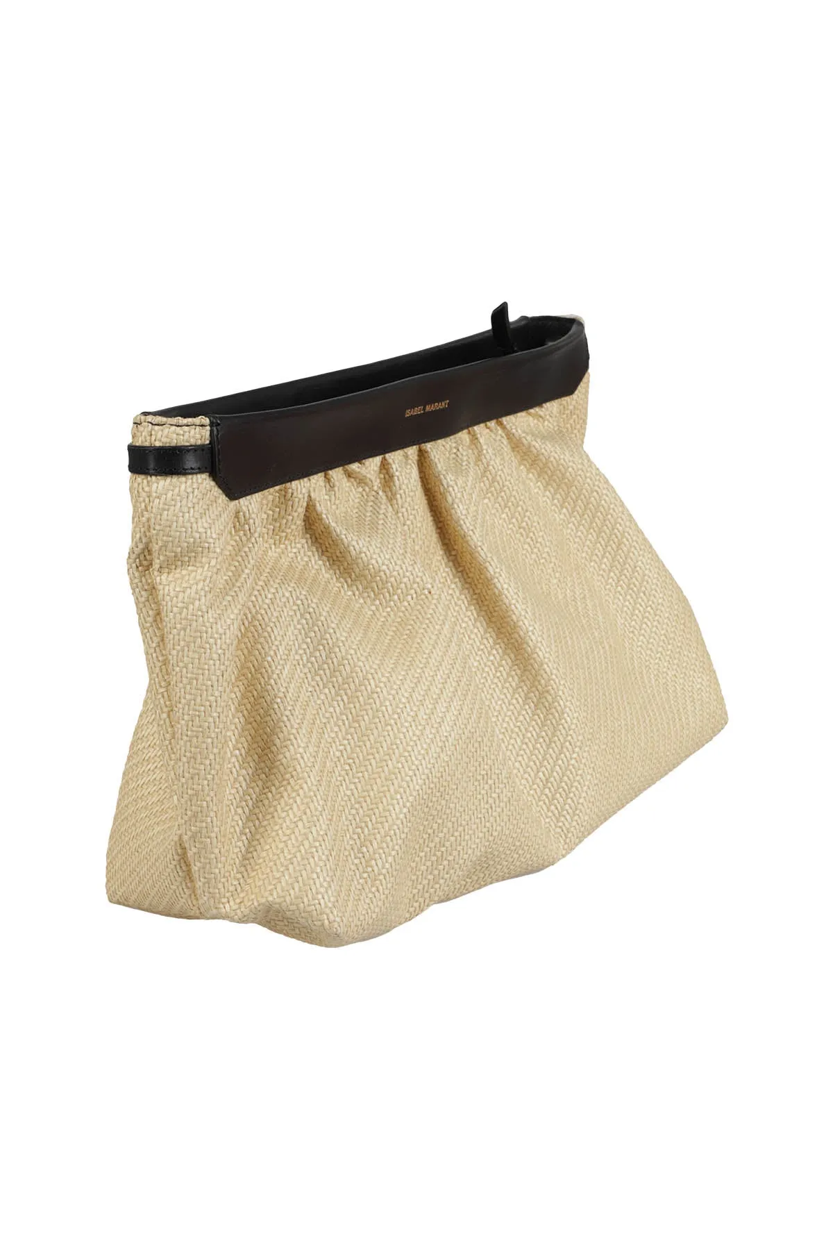Isabel Marant Luz Ruched Zipped Clutch Bag