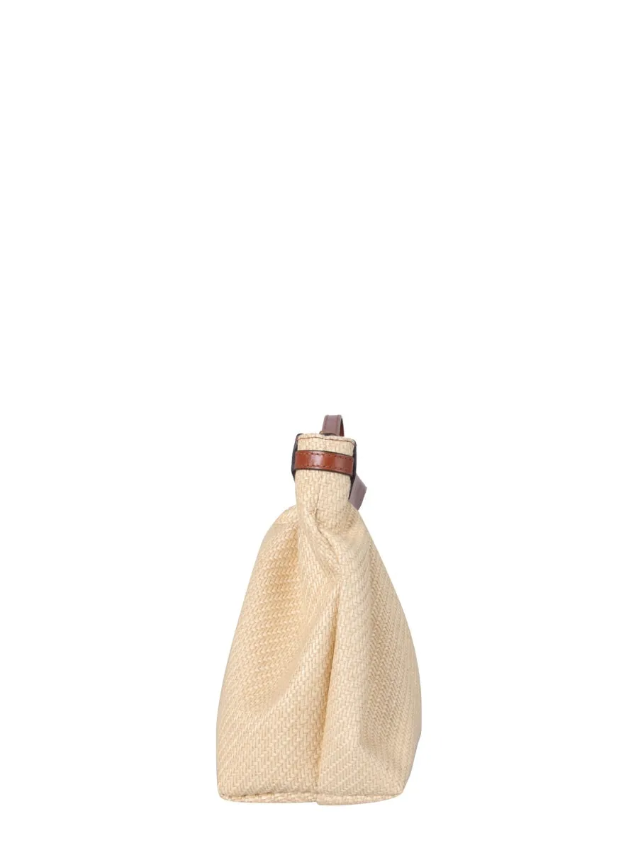 Isabel Marant Luz Ruched Zipped Pouch Bag