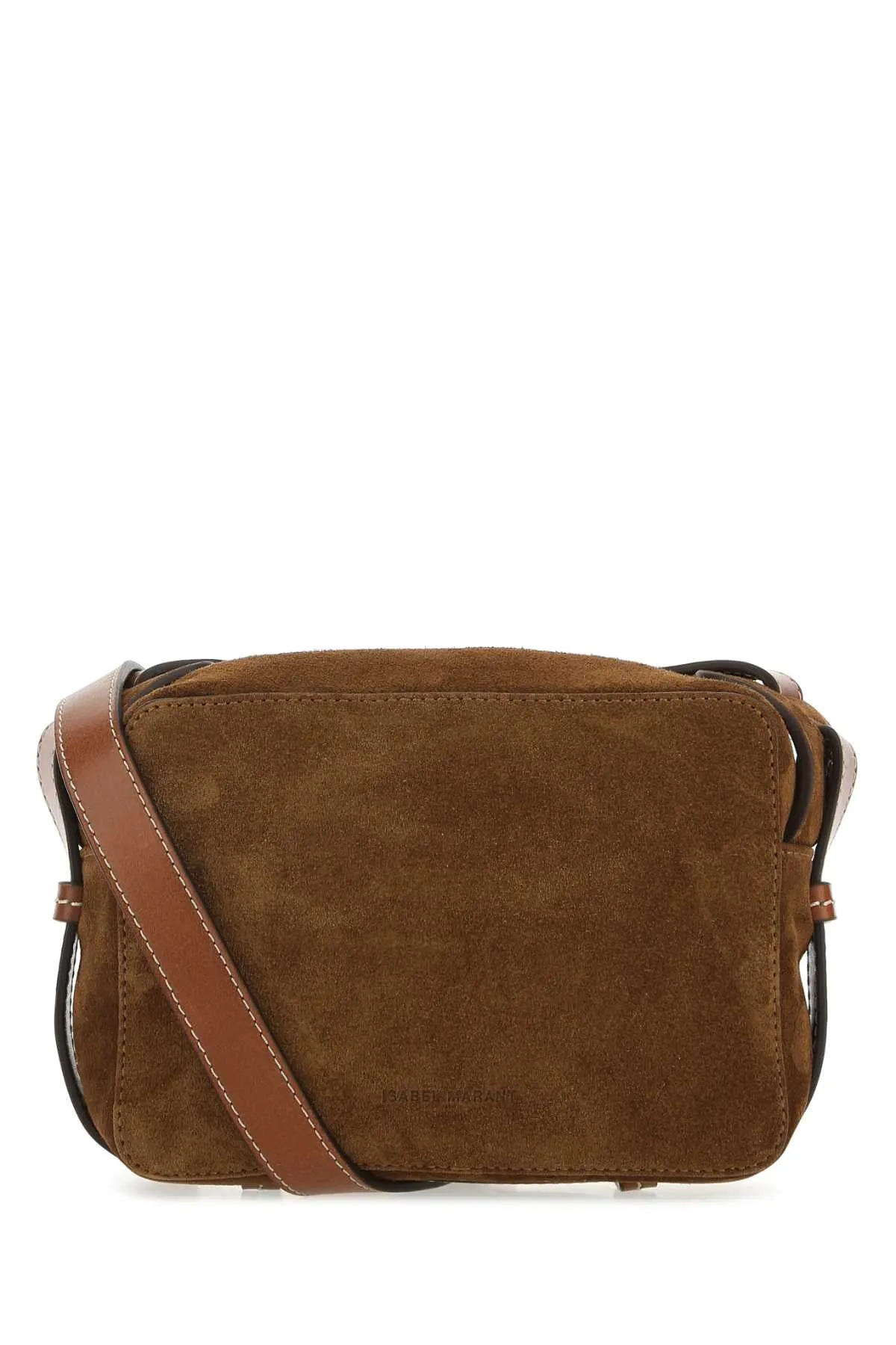 Isabel Marant toile Foldover Logo Engraved Shoulder Bag