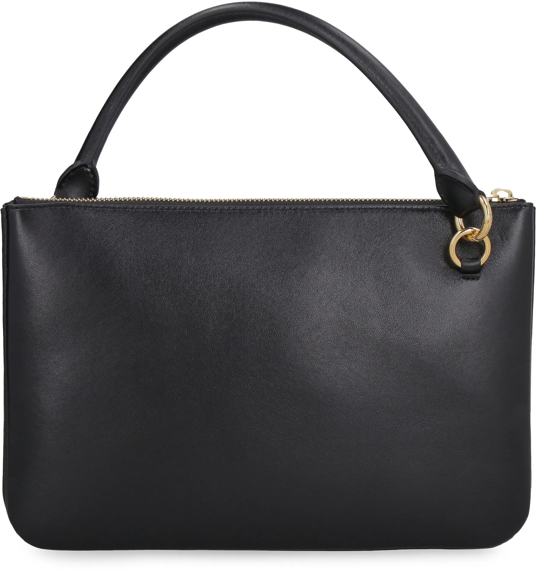 Jil Sander Logo Print Zipped Crossbody Bag