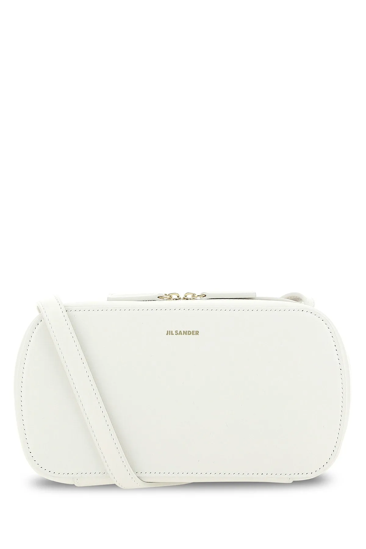 Jil Sander Tradition Logo-Embossed Crossbody Bag
