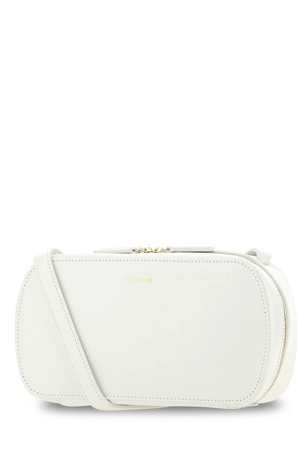 Jil Sander Tradition Logo-Embossed Crossbody Bag
