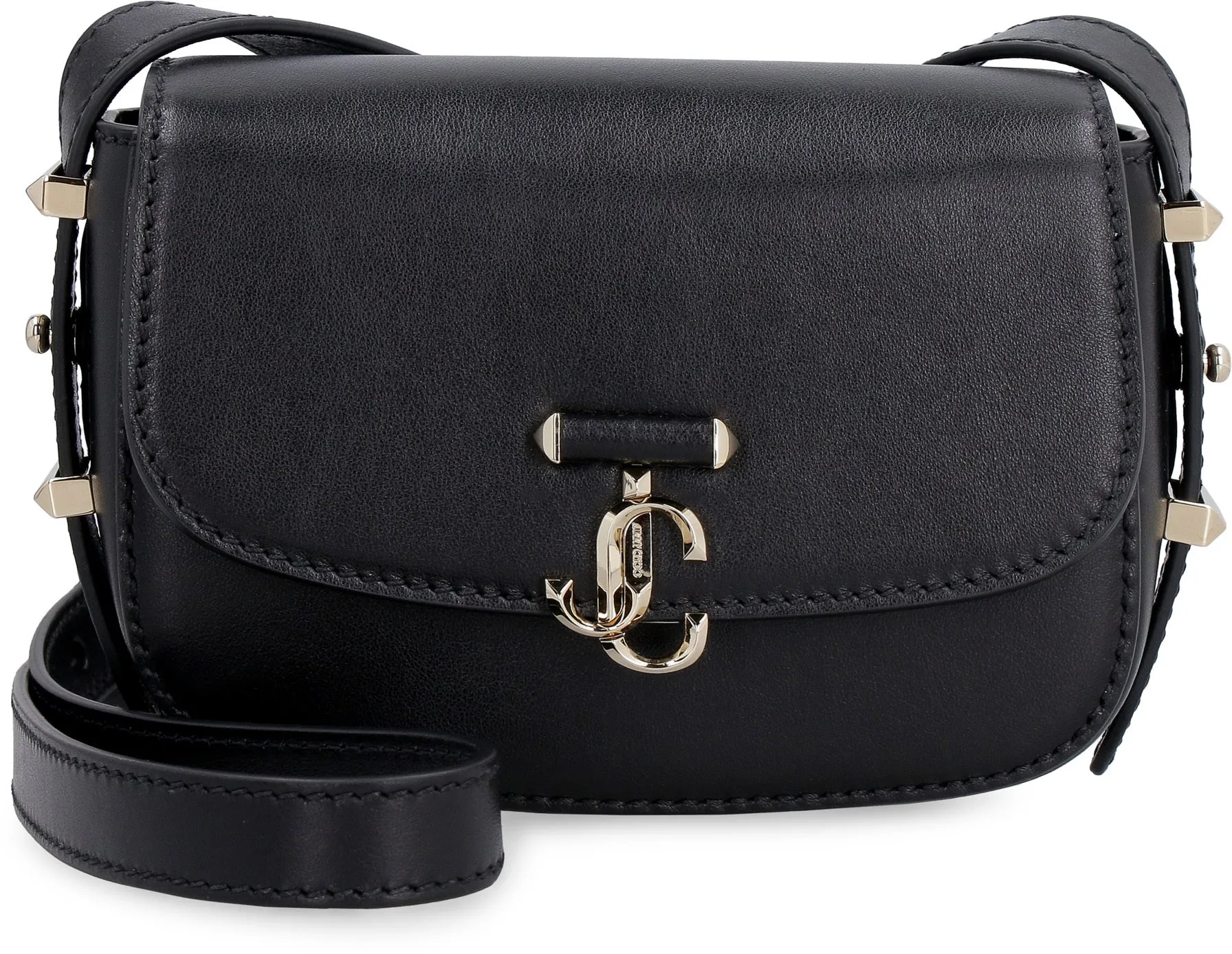 Jimmy Choo Logo Plaque Small Varenne Satchel Bag