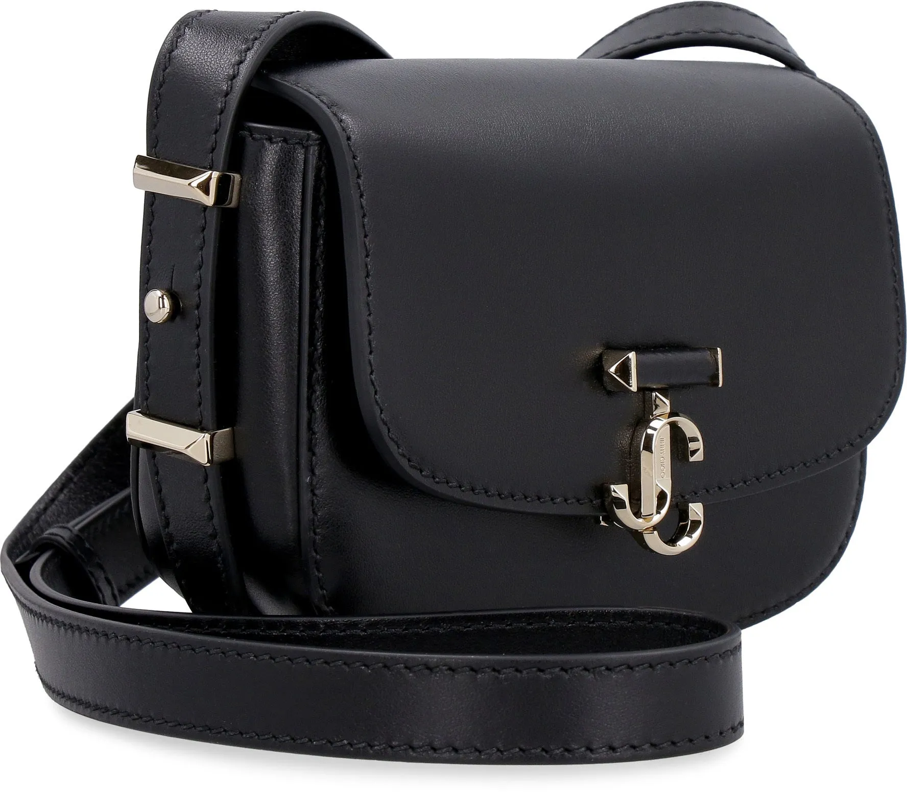 Jimmy Choo Logo Plaque Small Varenne Satchel Bag