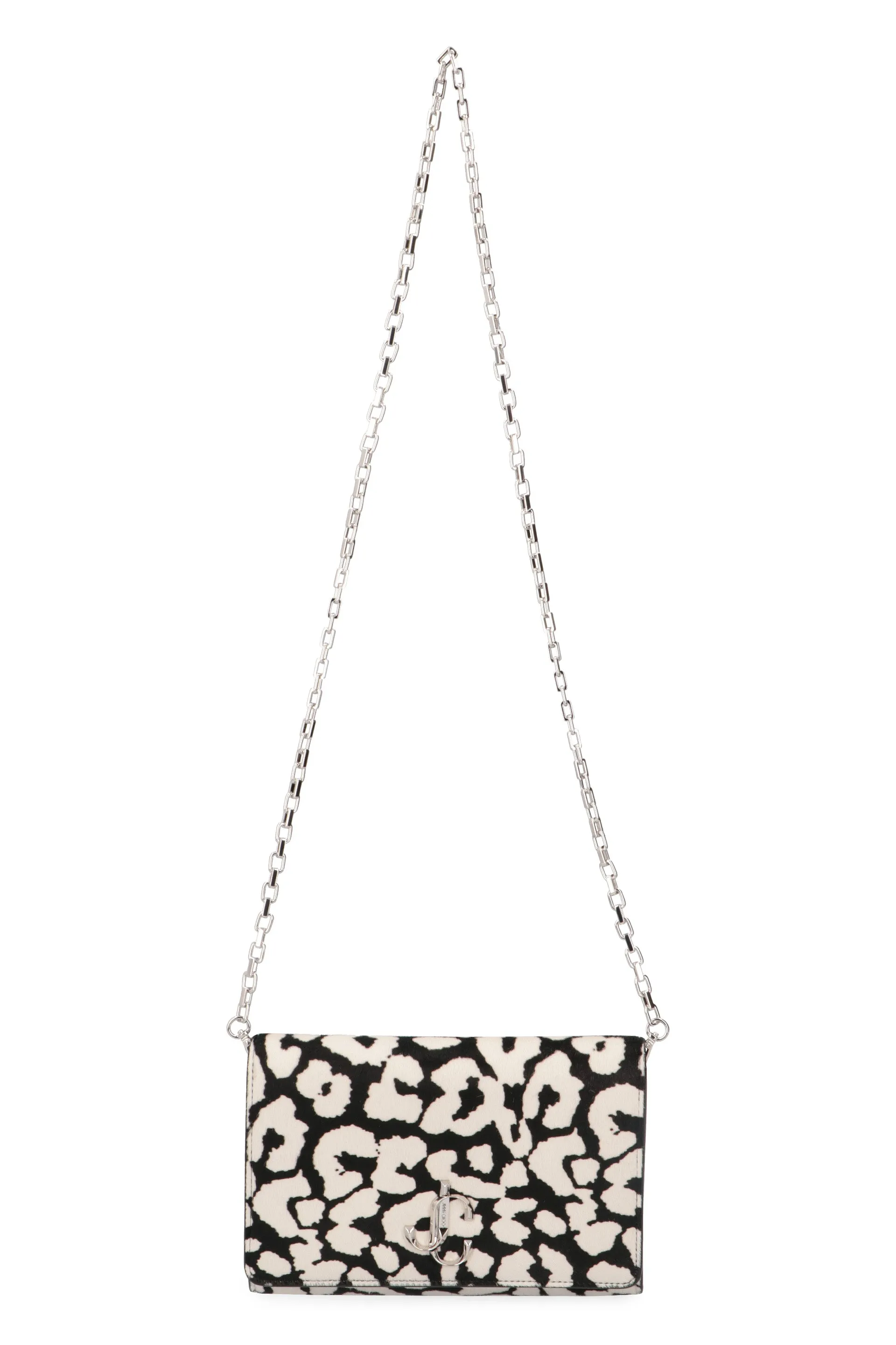 Jimmy Choo Varenne Leopard Printed Clutch Bag