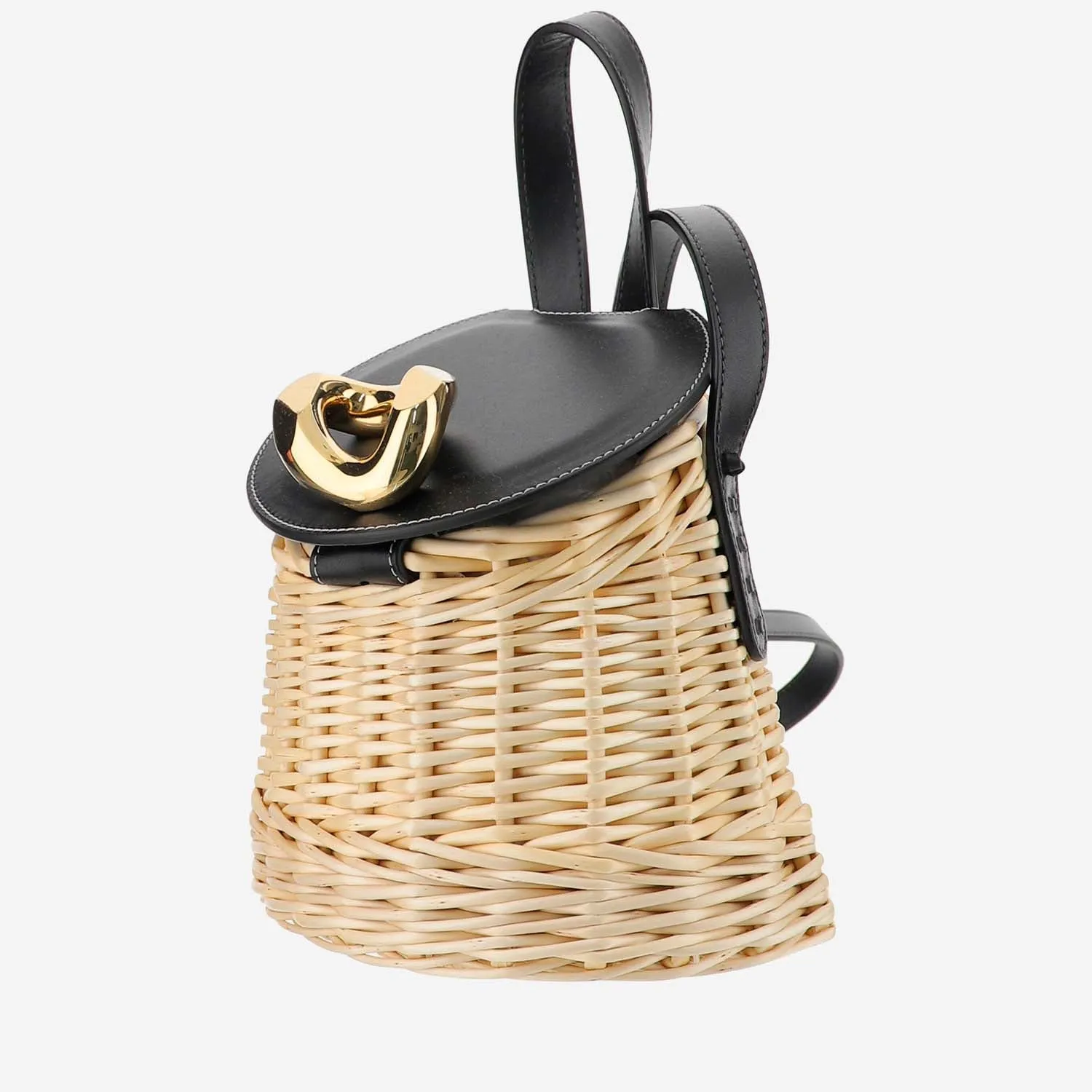 JW Anderson Lid Bucket Basket Crossbody Bag