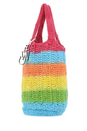 JW Anderson Rainbow Printed Knitted Tote Bag