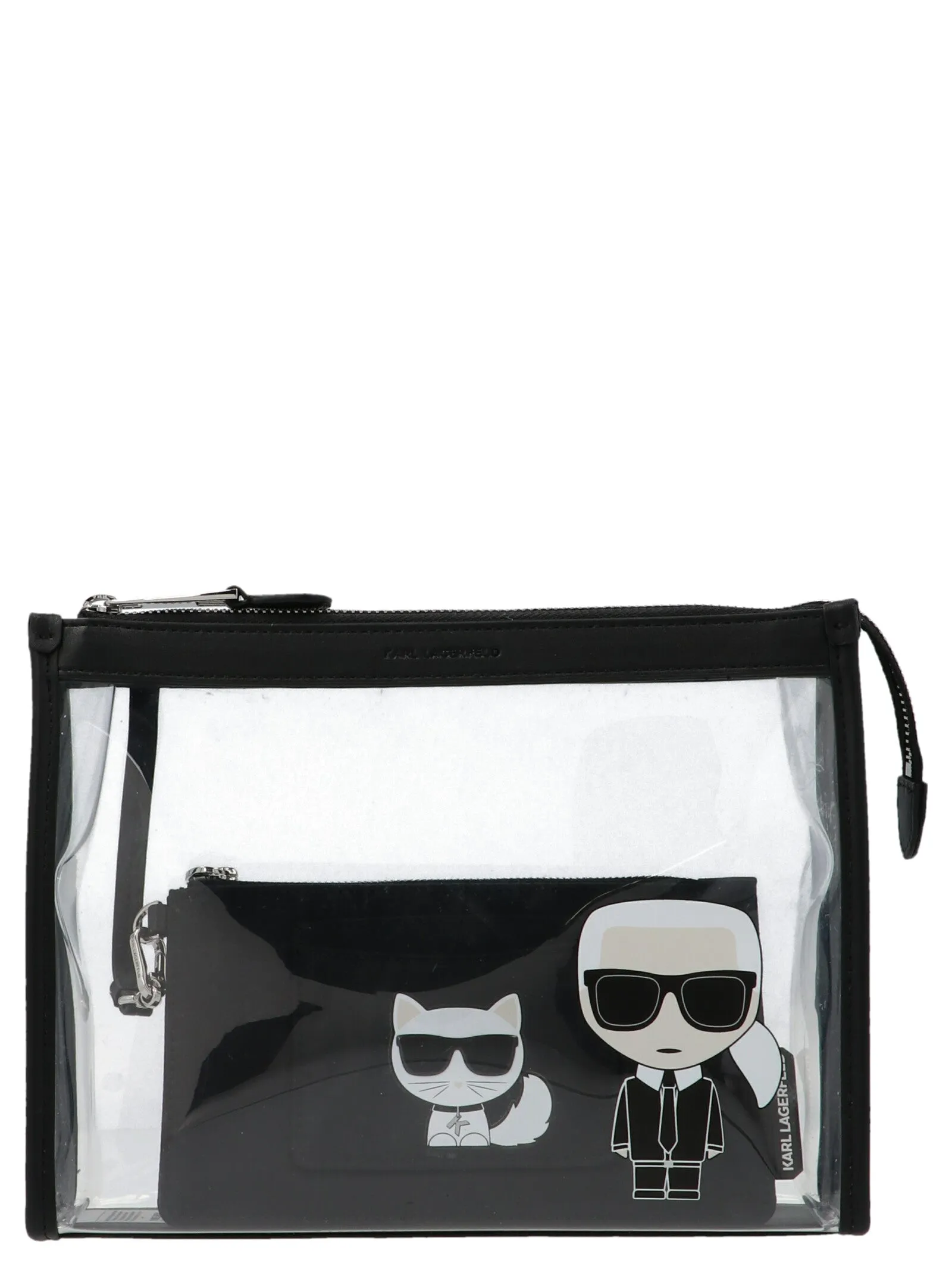 Karl Lagerfeld Ikonik Transparent Pouch