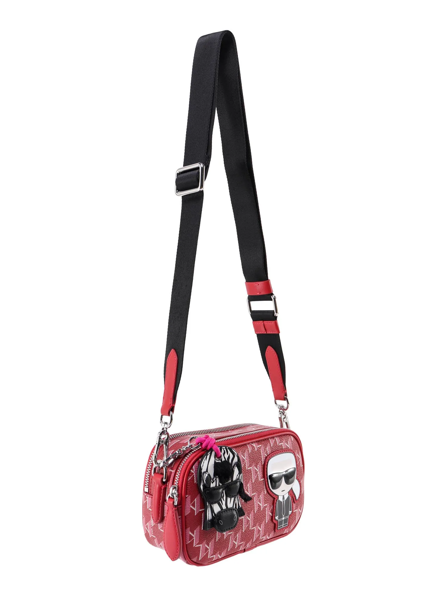 Karl Lagerfeld K/Ikonik Monogram Camera Bag