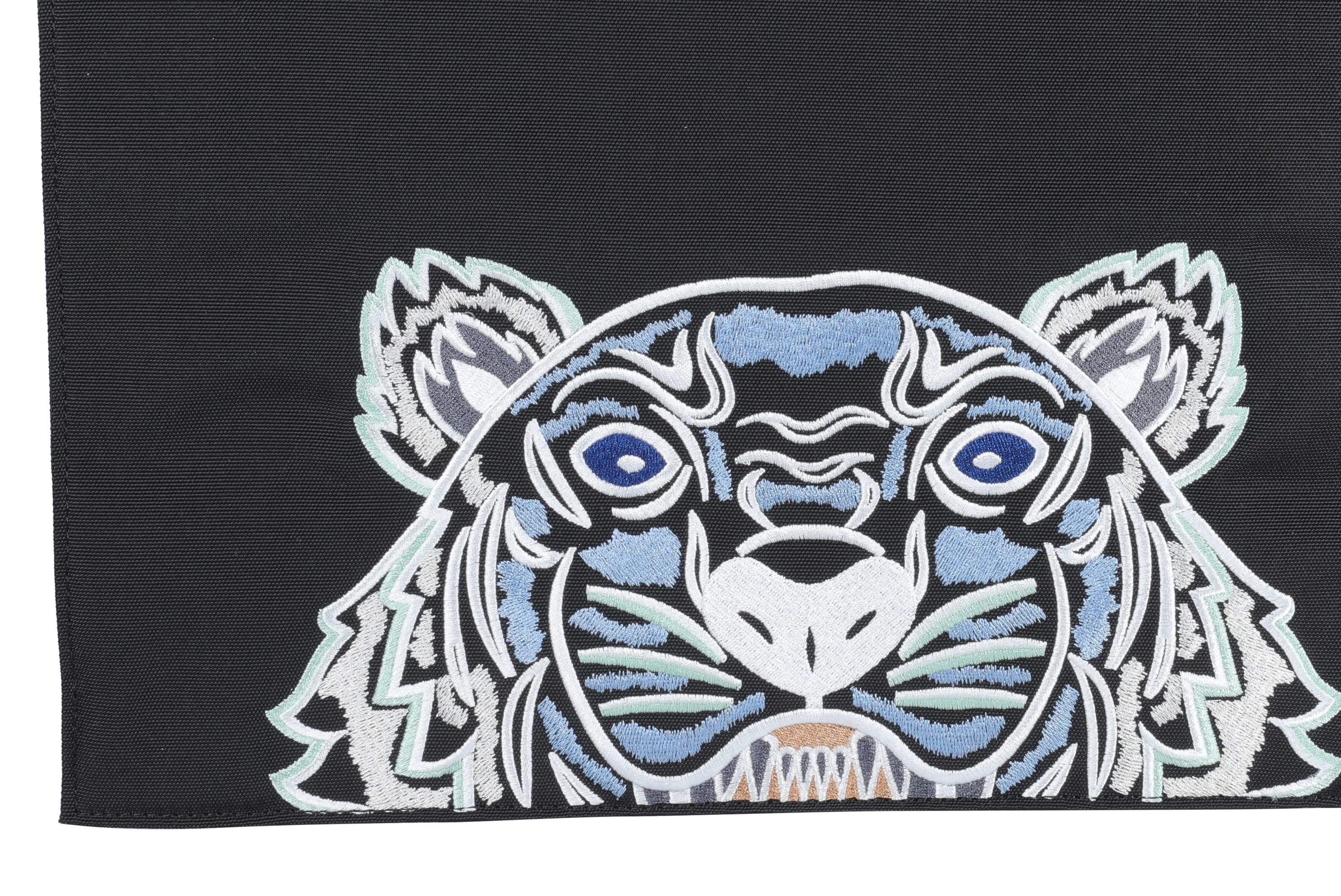 Kenzo Kampus Tiger Embroidered Zipped Clutch Bag