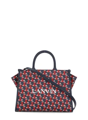 Lanvin Monogram Logo Printed Tote Bag