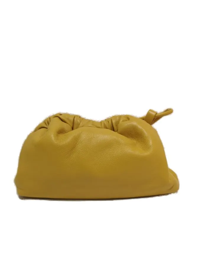 Mansur Gavriel Cloud Ruched Mini Clutch Bag
