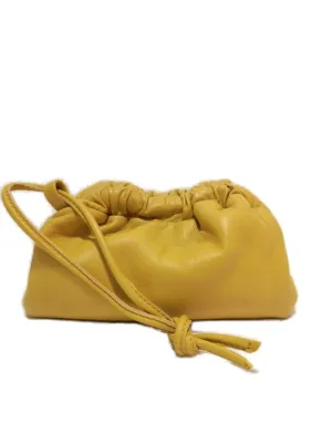 Mansur Gavriel Cloud Ruched Mini Clutch Bag
