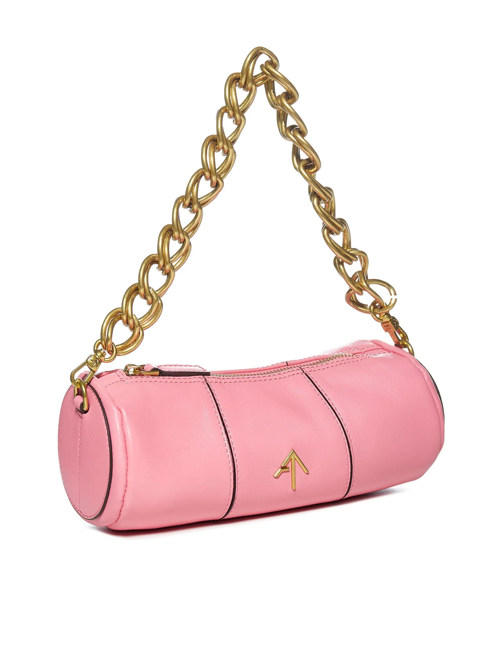 Manu Atelier Cylinder Zip-Up Shoulder Bag