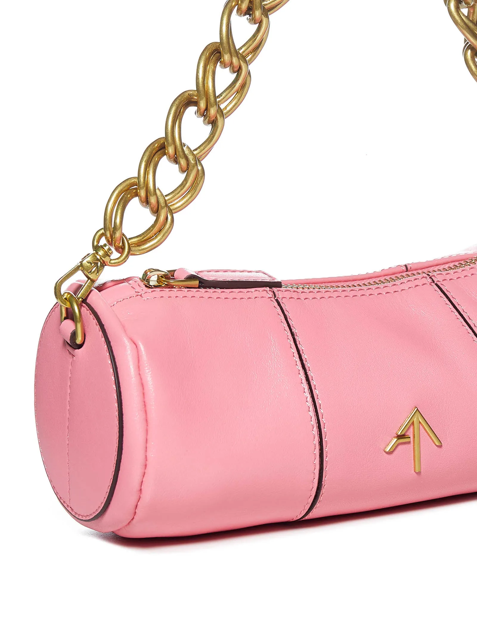 Manu Atelier Cylinder Zip-Up Shoulder Bag