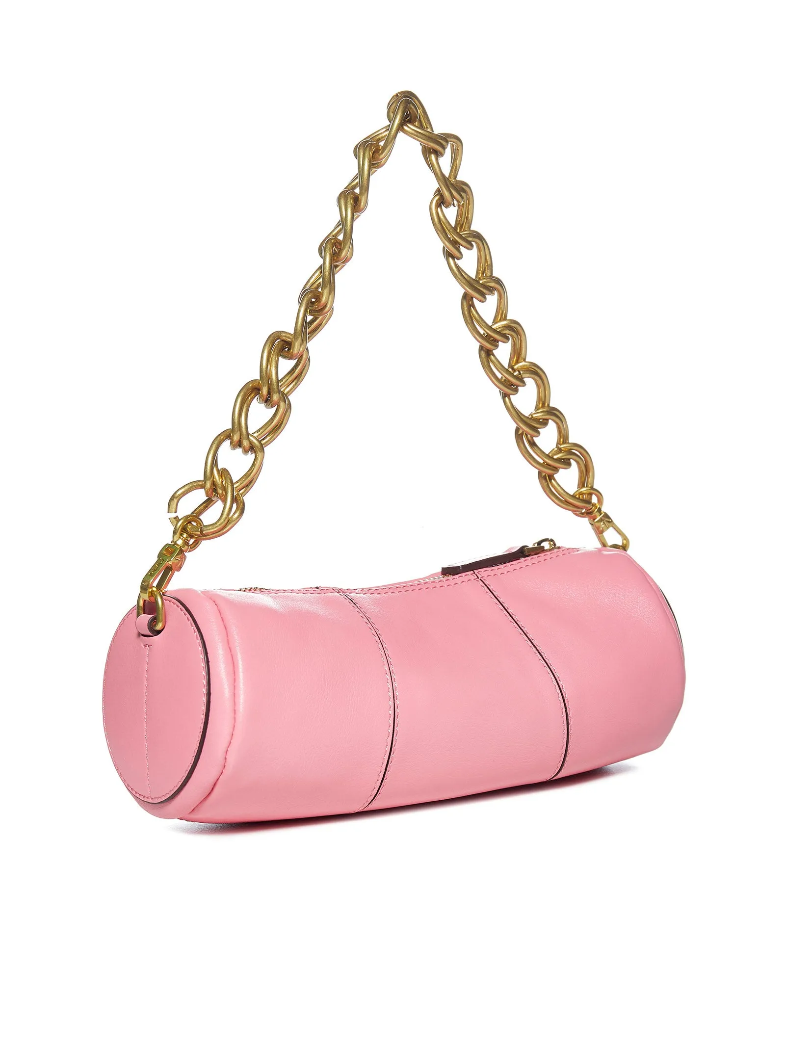 Manu Atelier Cylinder Zip-Up Shoulder Bag