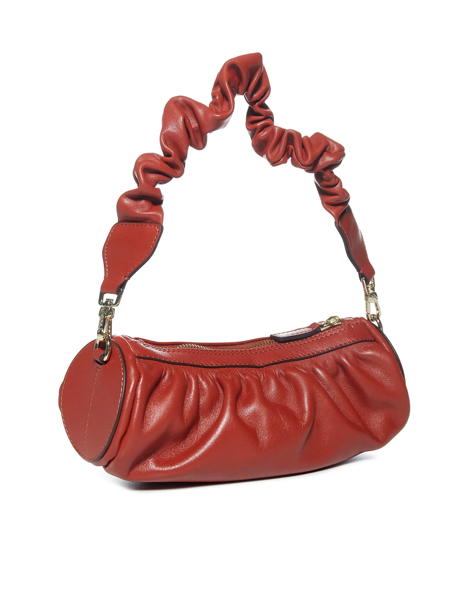 Manu Atelier Mini Cylinder Zip-Up Shoulder Bag