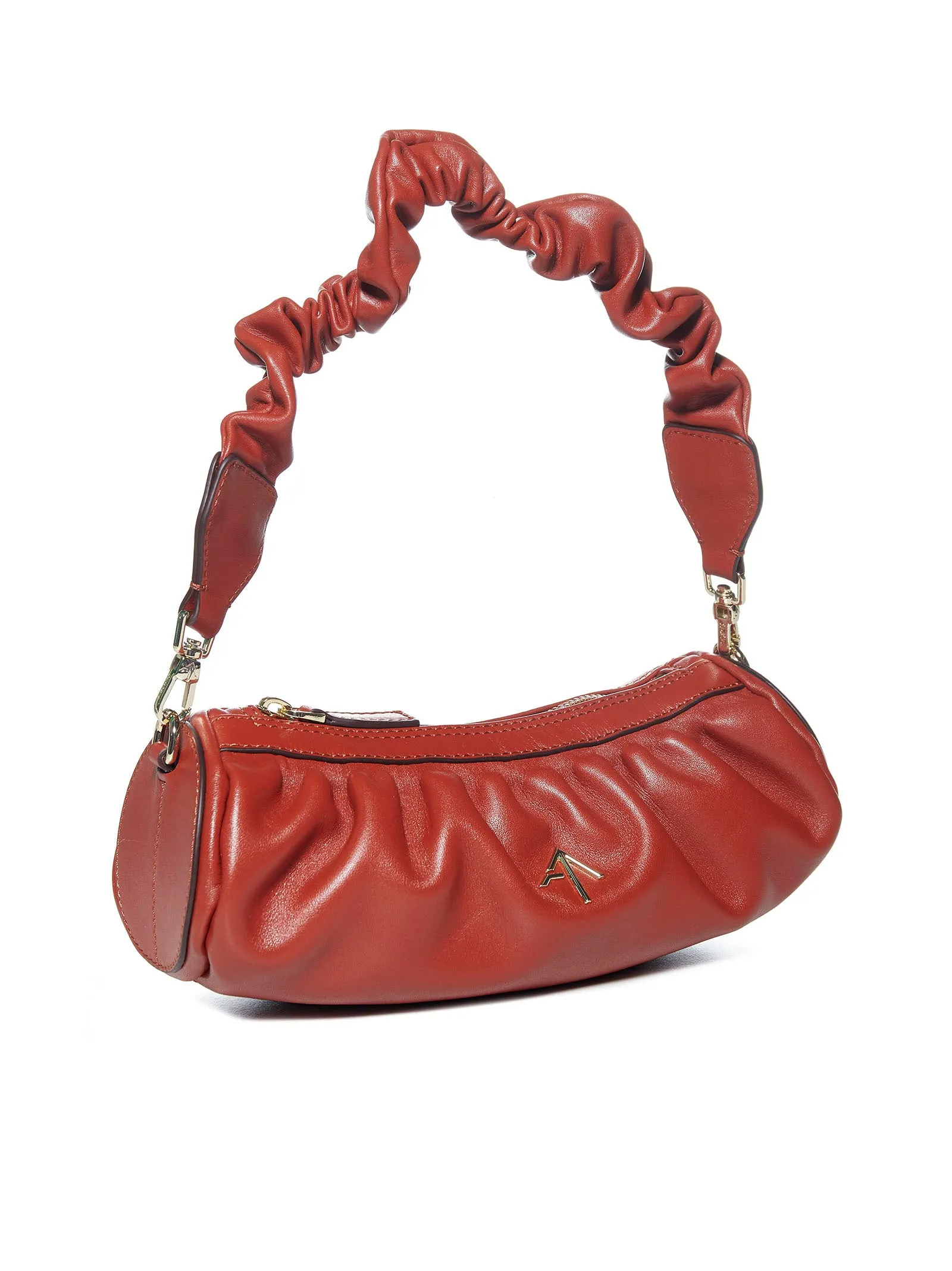Manu Atelier Mini Cylinder Zip-Up Shoulder Bag