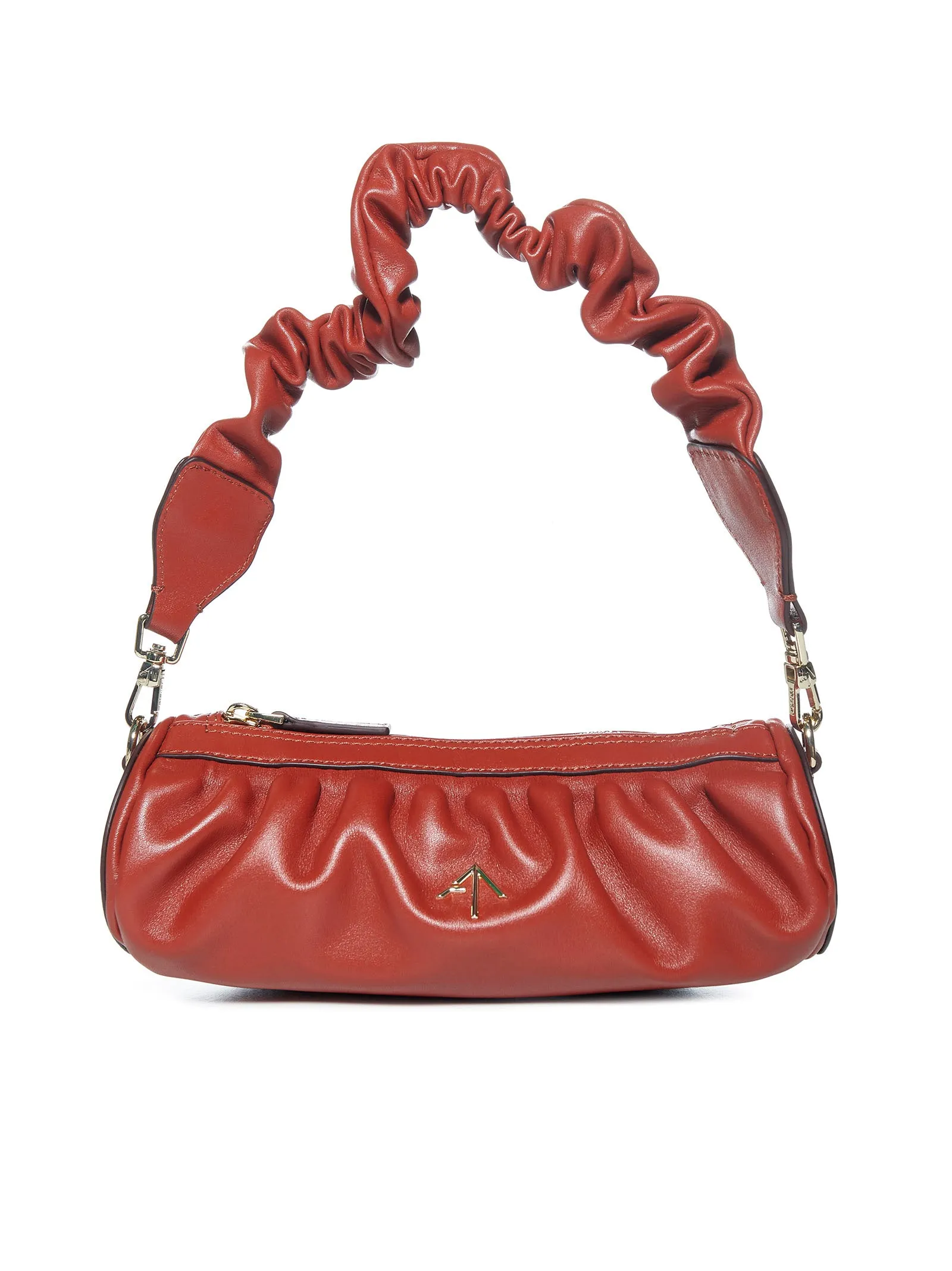 Manu Atelier Mini Cylinder Zip-Up Shoulder Bag