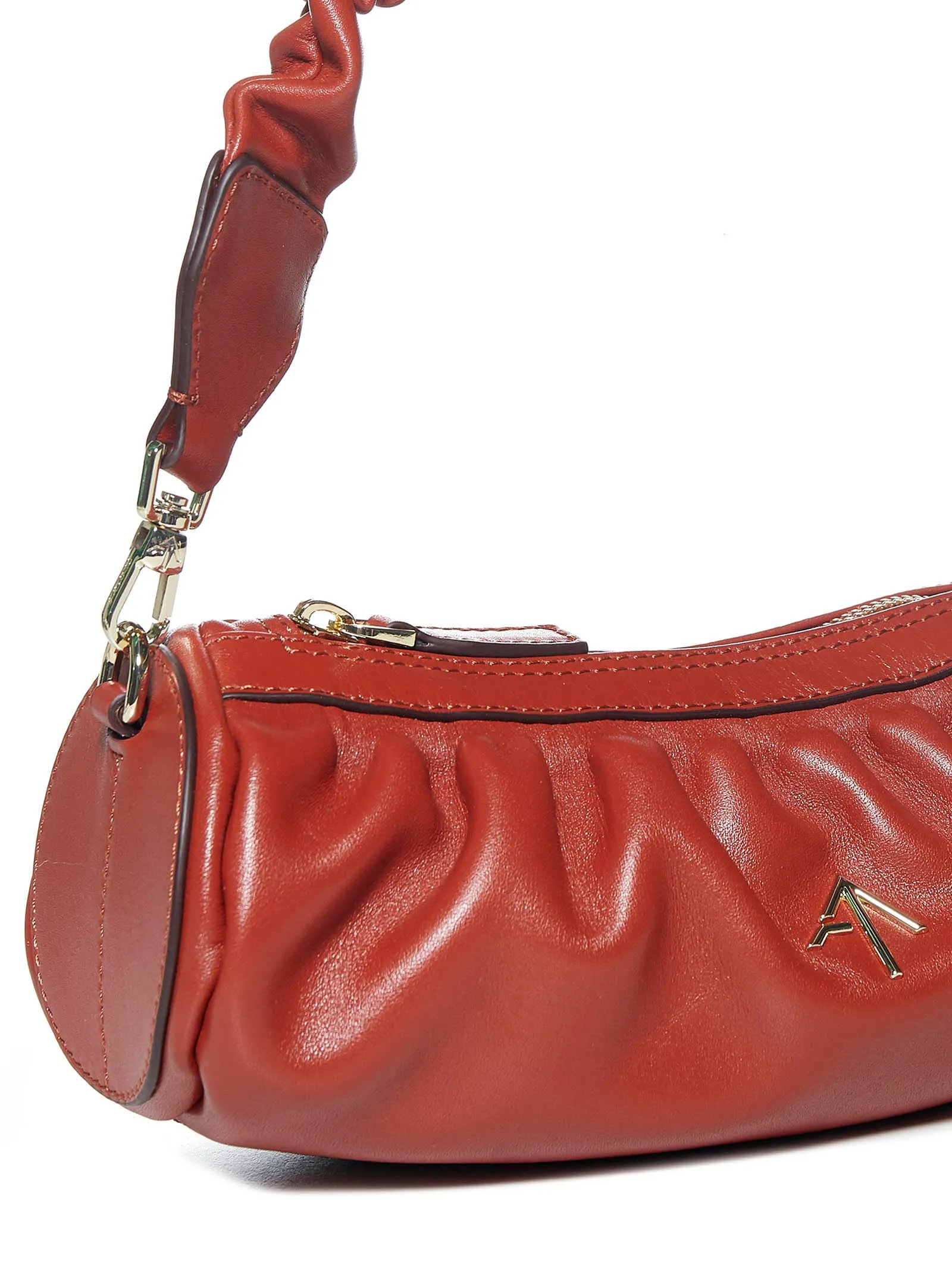Manu Atelier Mini Cylinder Zip-Up Shoulder Bag