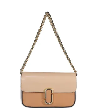 Marc Jacobs Logo Detailed Chained Shoulder Bag