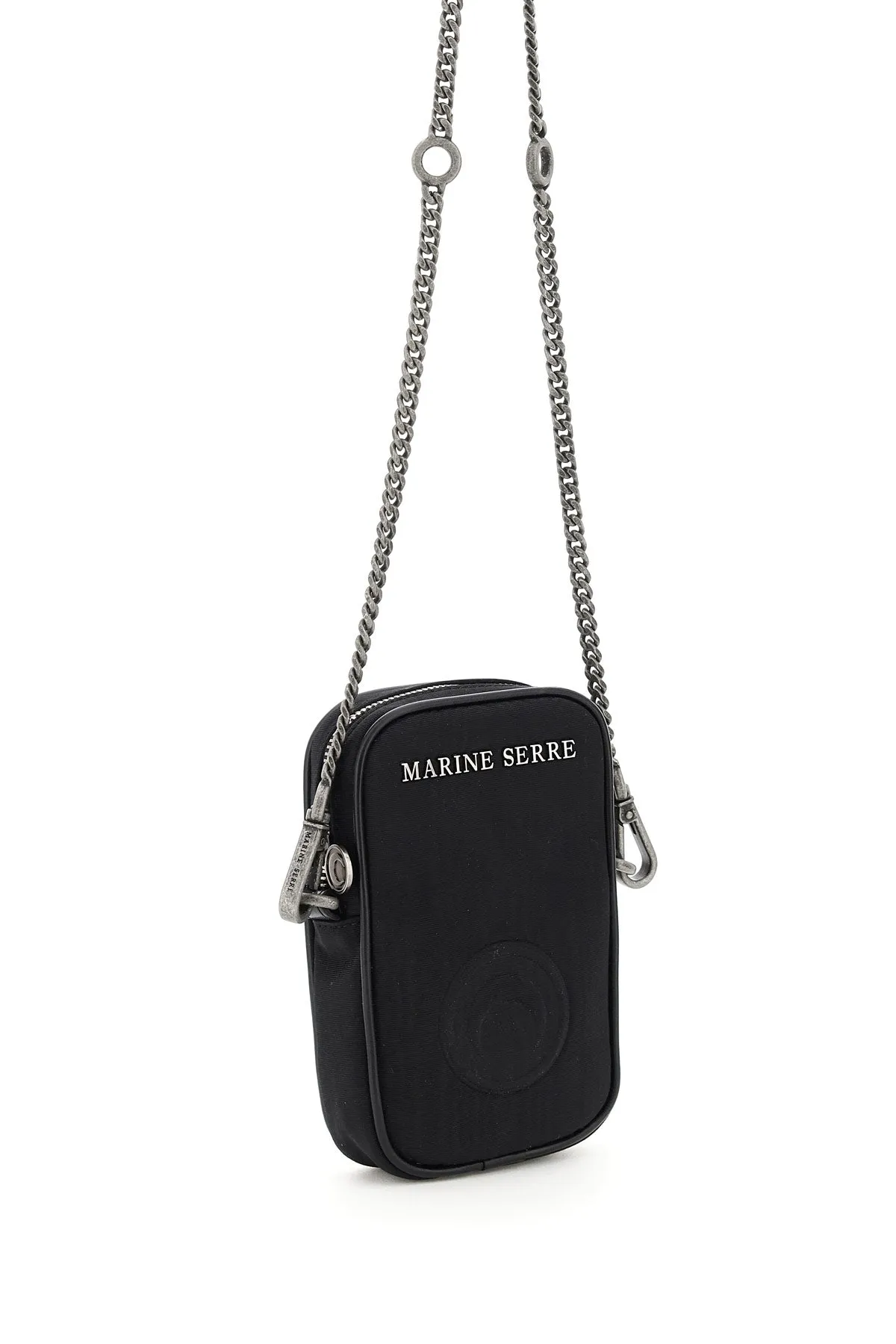 Marine Serre Logo Plaque Camera Crossbody Bag