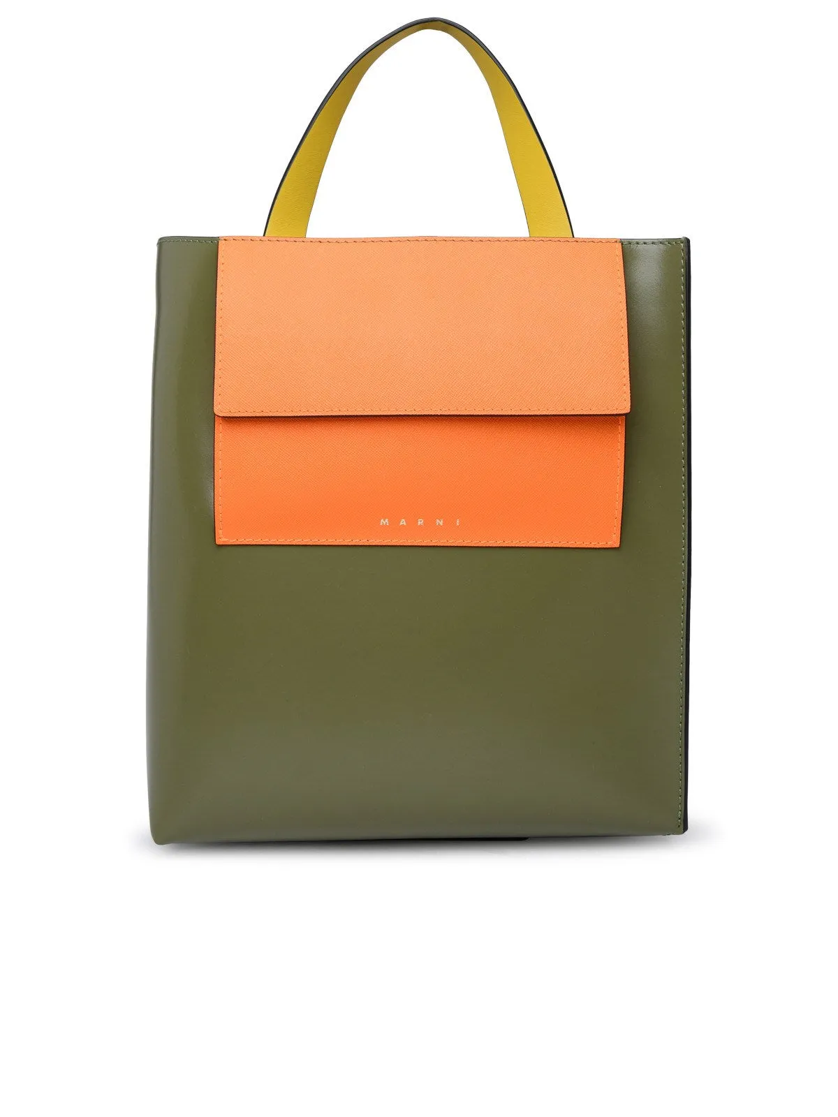 Marni Logo Detailed Strapped Tote Bag