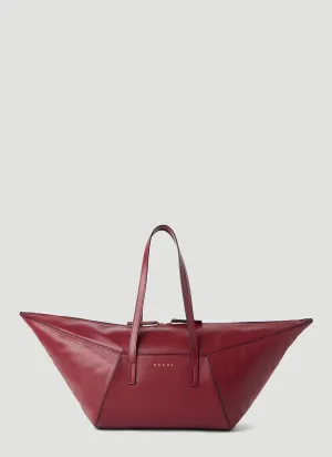 Marni Logo Printed Tote Bag