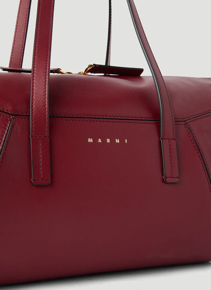 Marni Logo Printed Tote Bag