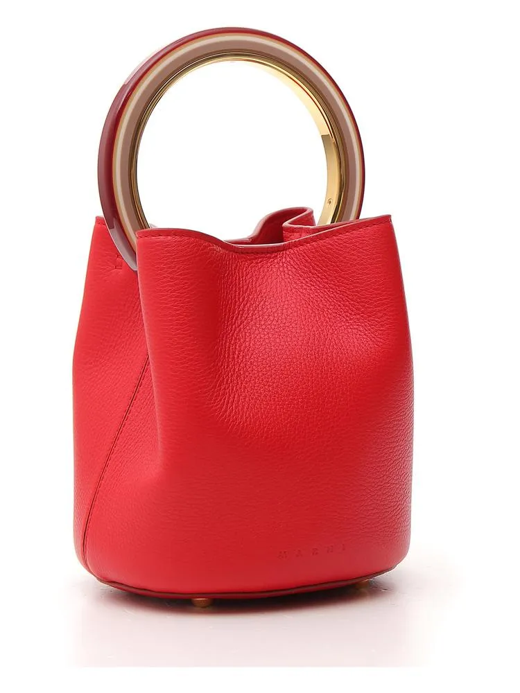 Marni Pannier Top Handle Bucket Bag