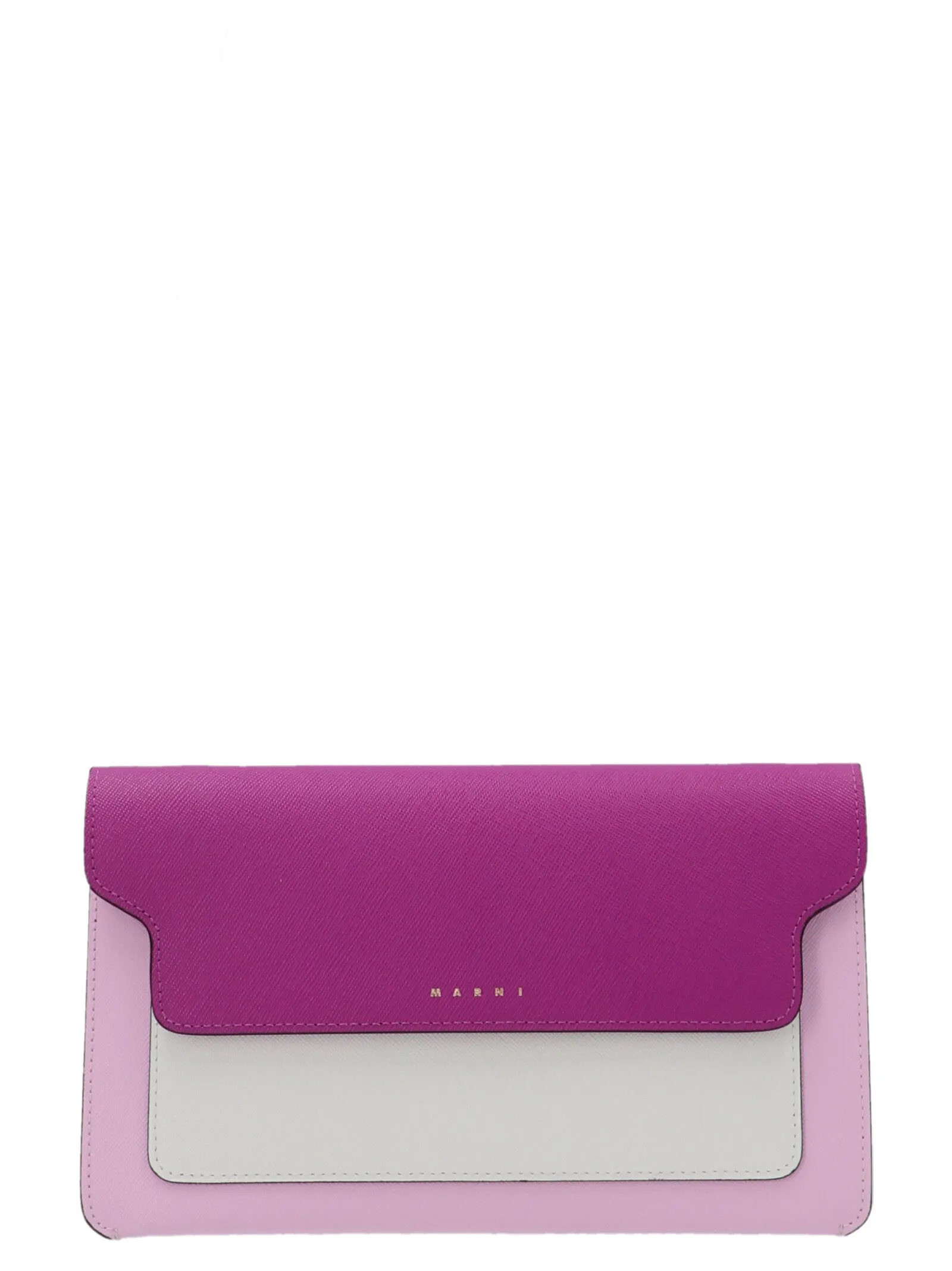 Marni Two-Tone Logo Print Crossbody Bag
