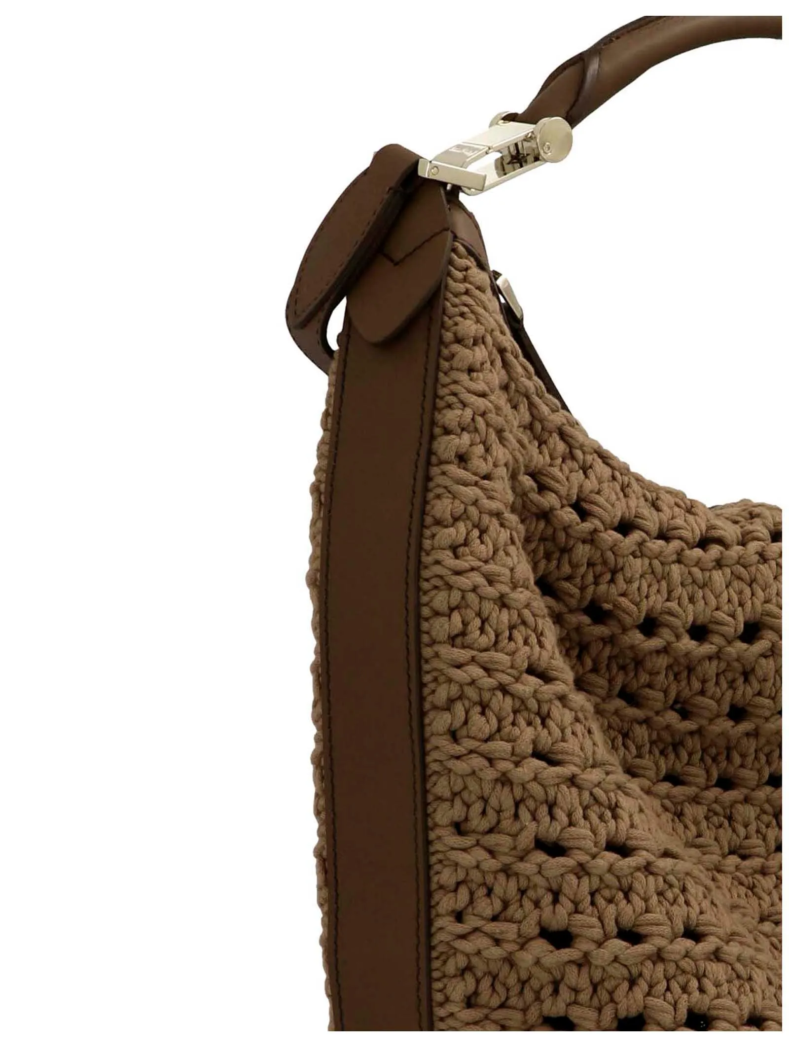 Max Mara Jean3 Crocheted Hobo Bag
