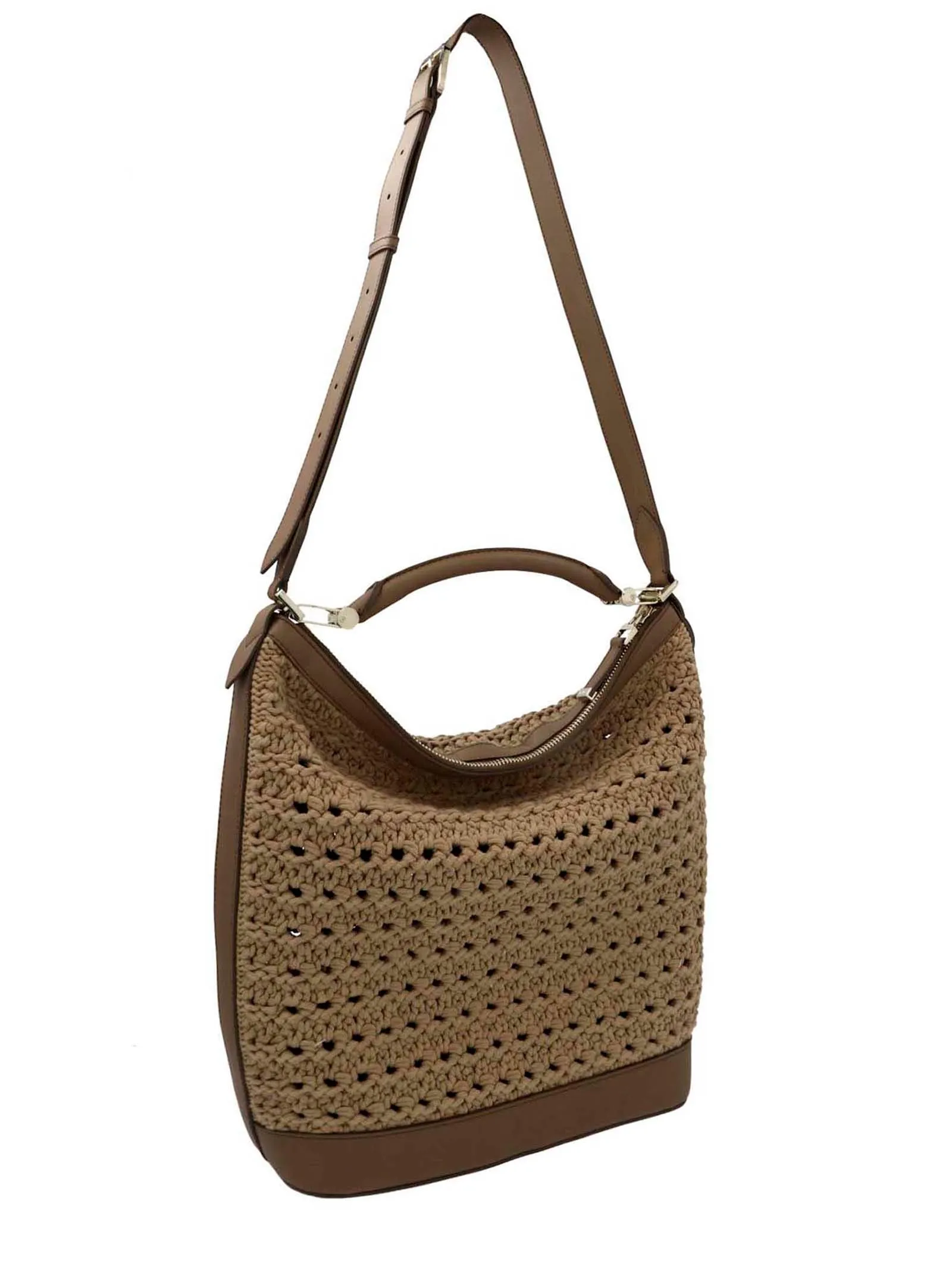 Max Mara Jean3 Crocheted Hobo Bag