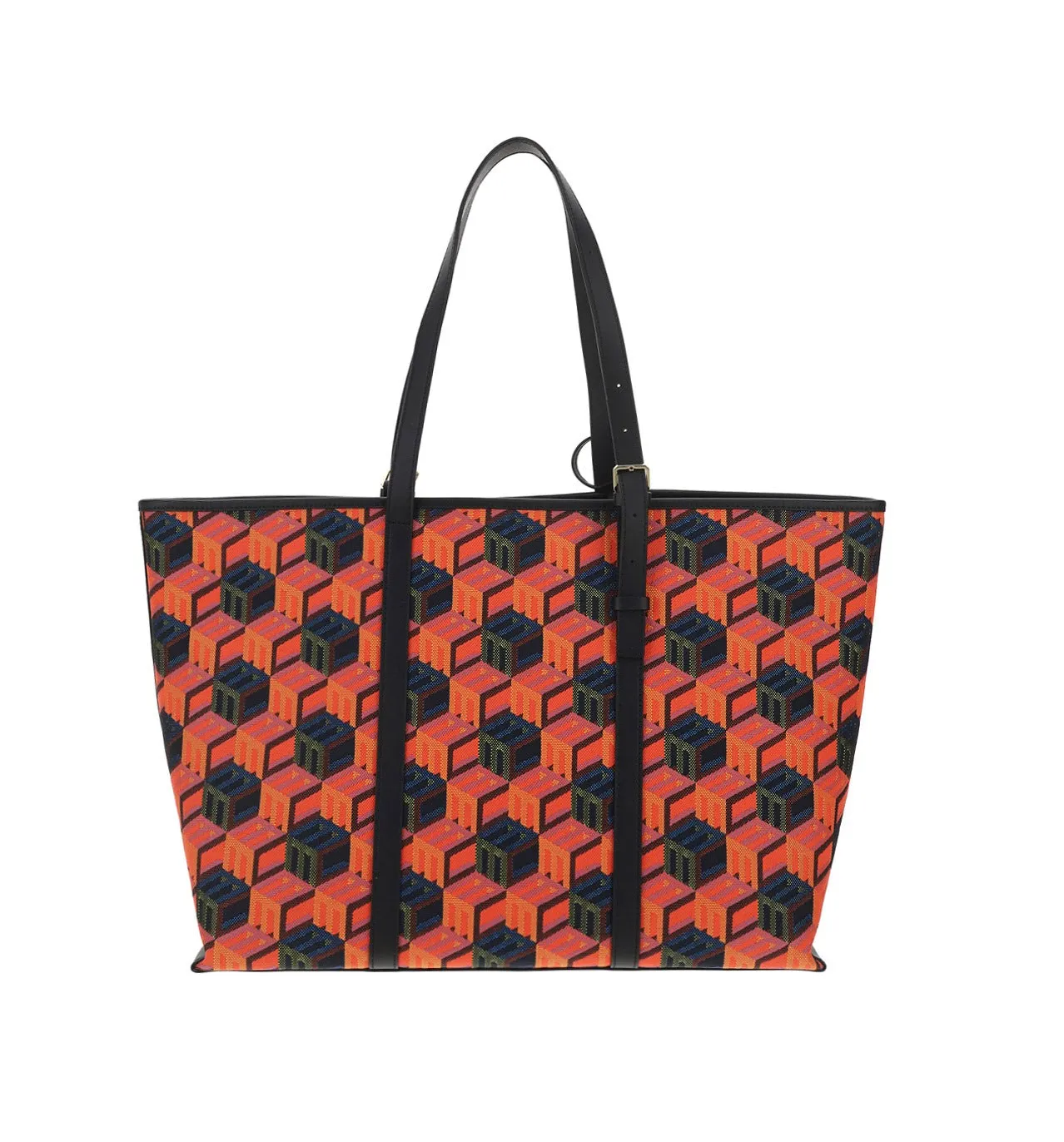 MCM Monogram Jacquard Top Handle Bag