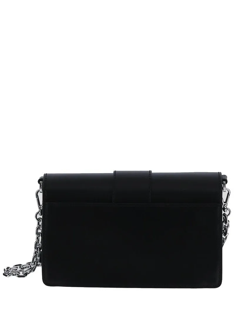 MCM Tracy Laurel Lock Detailed Mini Crossbody Bag