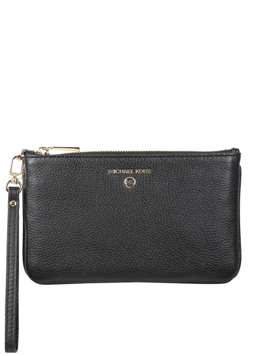 Michael Michael Kors Logo Medium Clutch Bag