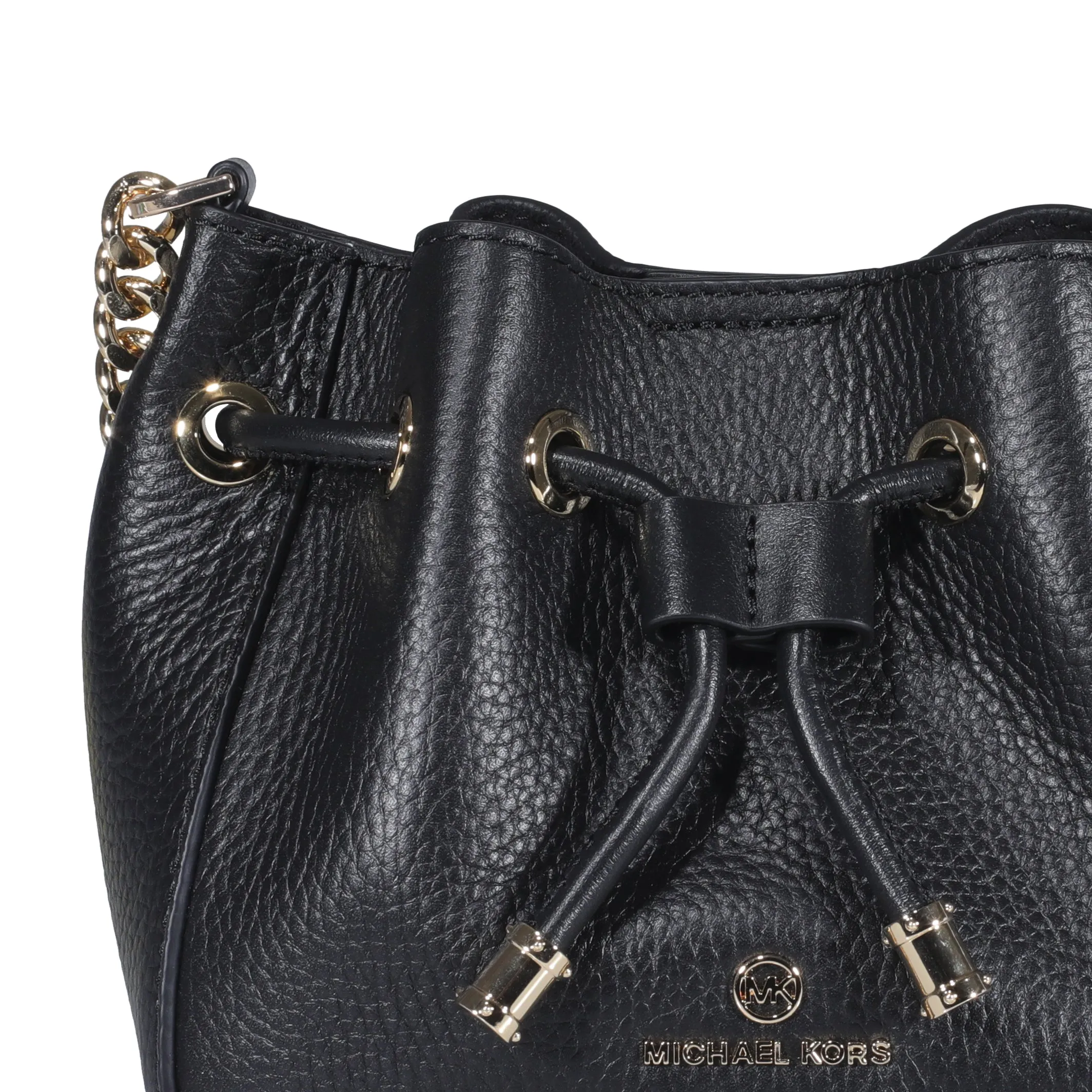 Michael Michael Kors Logo Plaque Drawstring Crossbody Bag