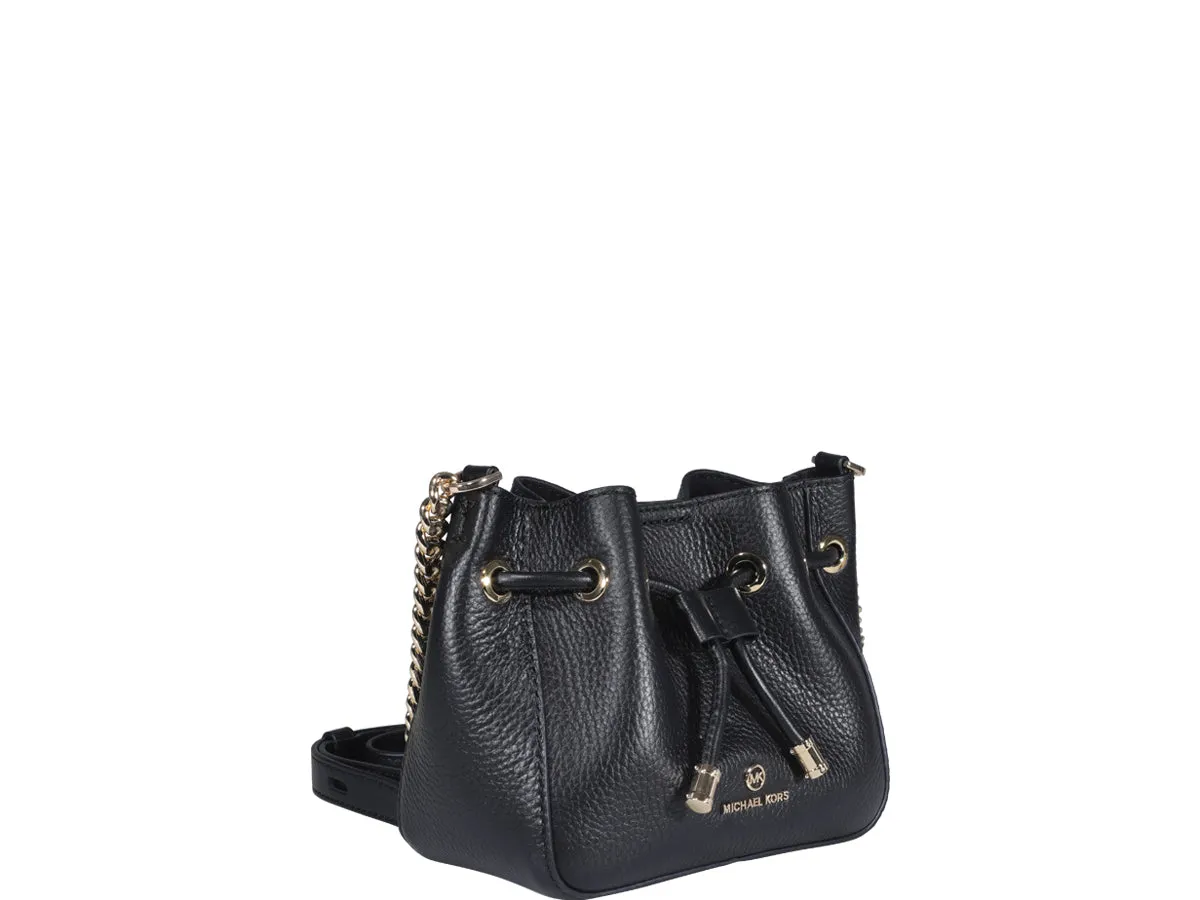Michael Michael Kors Logo Plaque Drawstring Crossbody Bag
