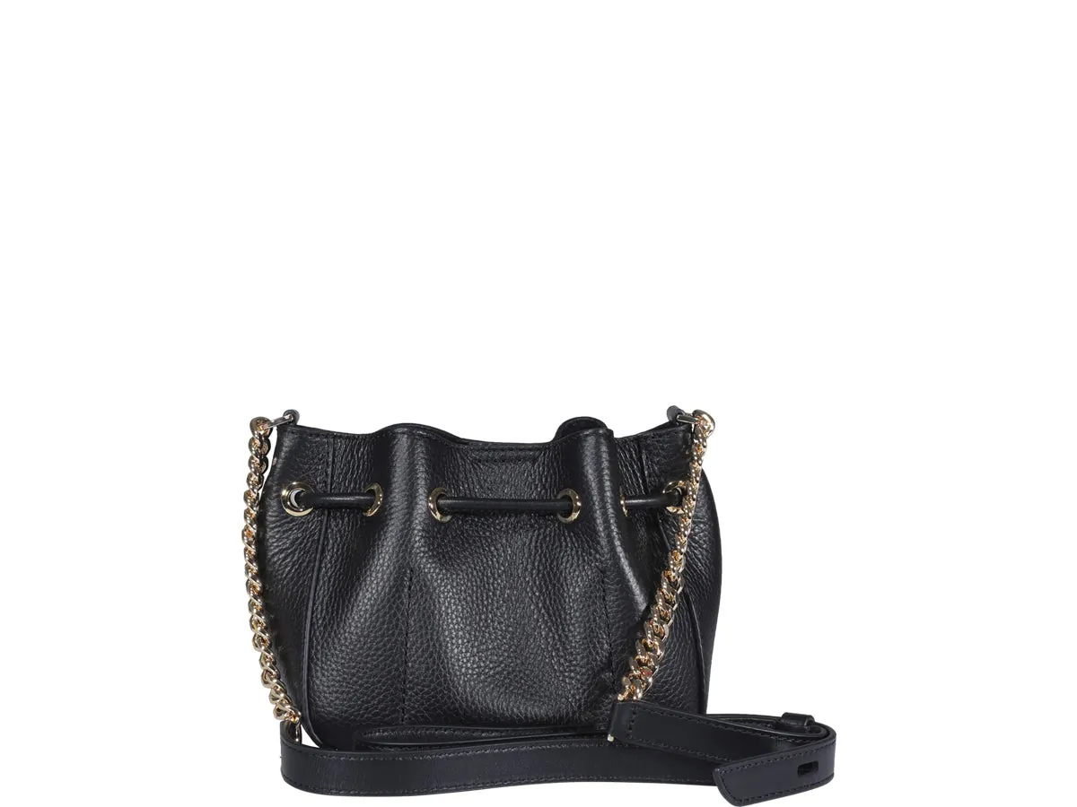 Michael Michael Kors Logo Plaque Drawstring Crossbody Bag