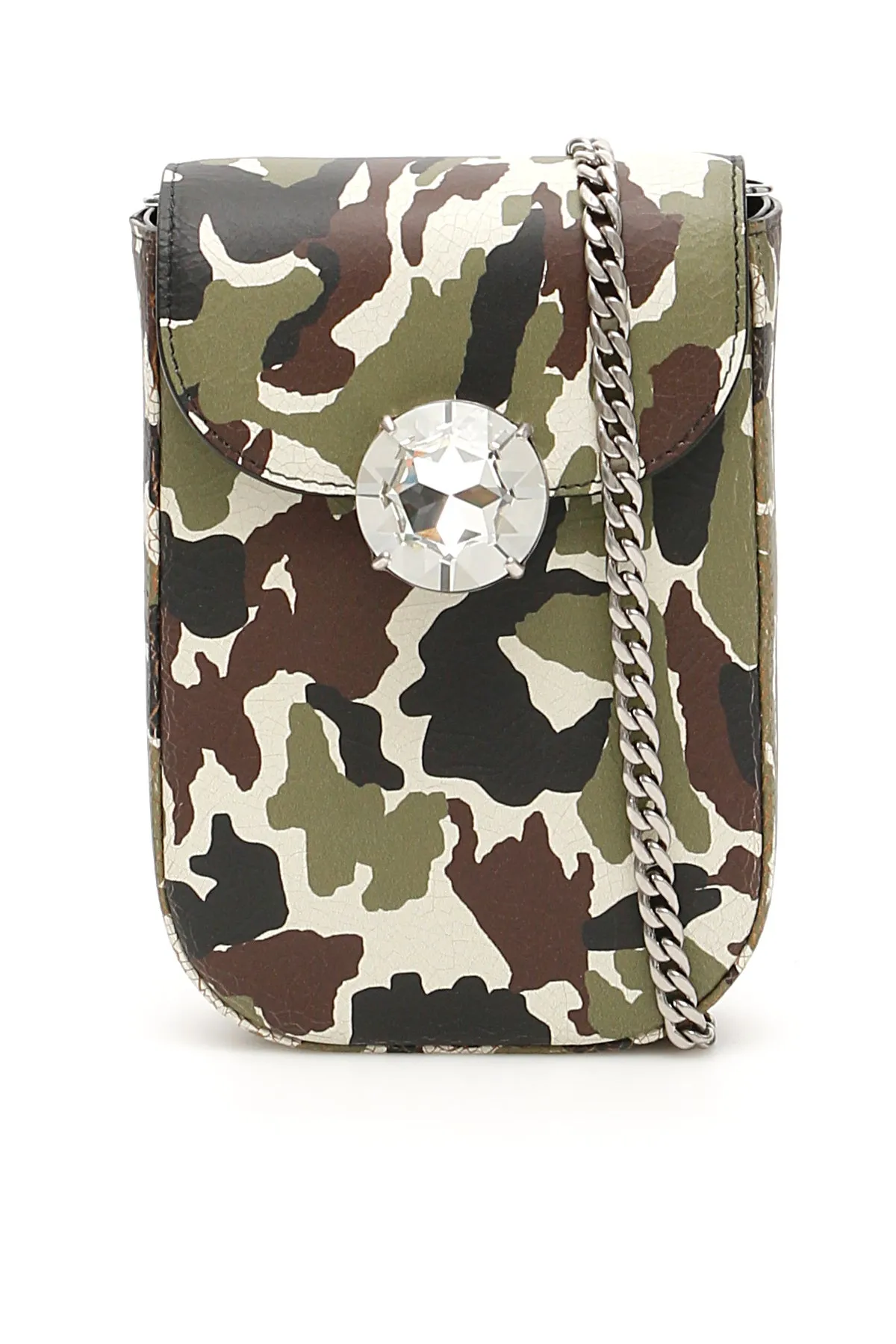 Miu Miu Camouflage Printed Shoulder Bag
