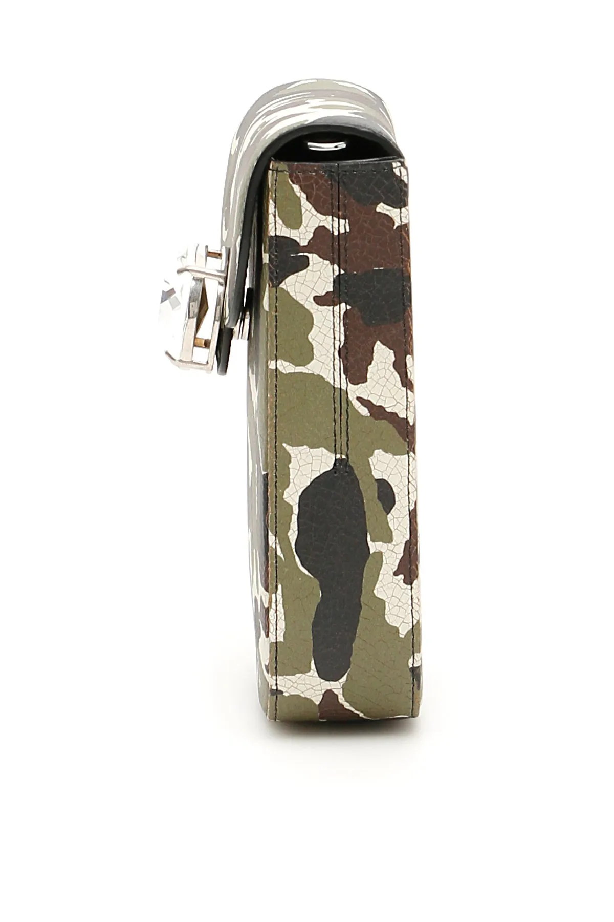 Miu Miu Camouflage Printed Shoulder Bag