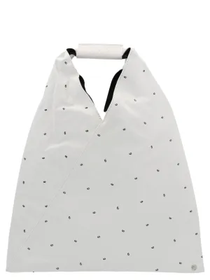 MM6 Maison Margiela Allover Number Printed Small Tote Bag