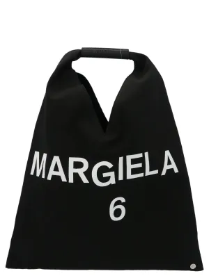 MM6 Maison Margiela Logo Printed Tote Bag