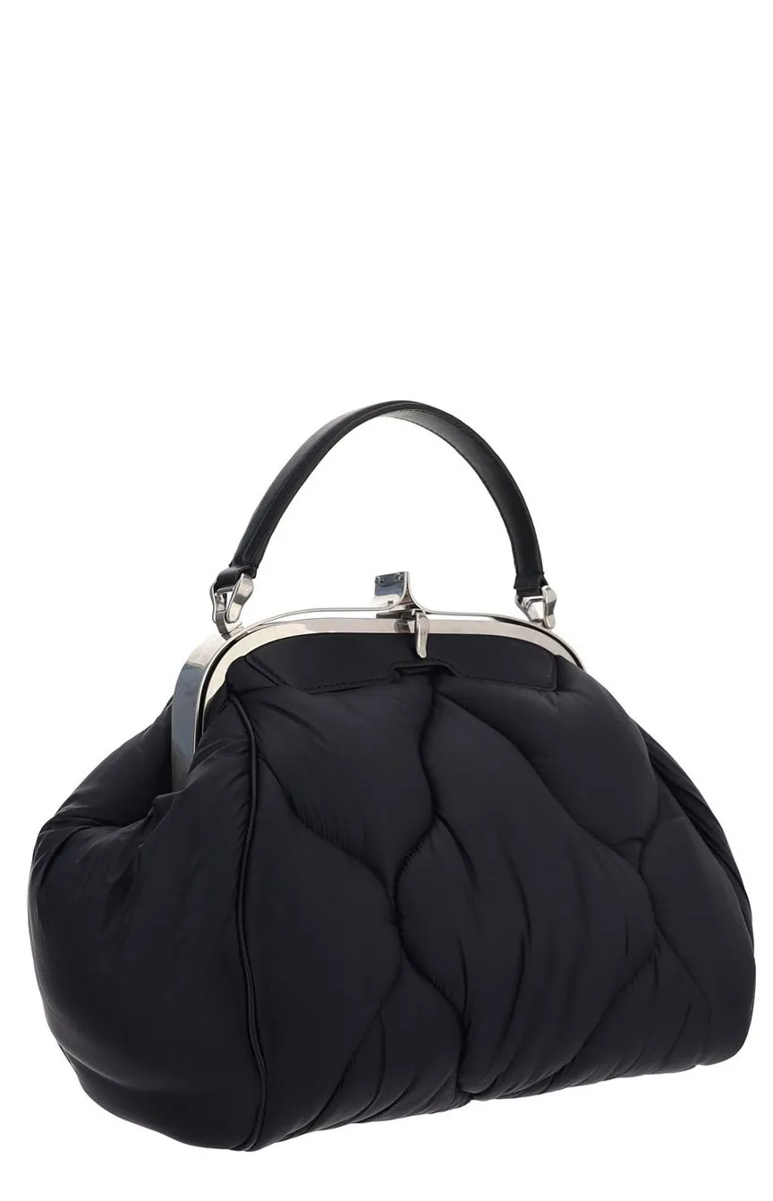 Moncler 1952 Kiss-Lock Quilted Handbag