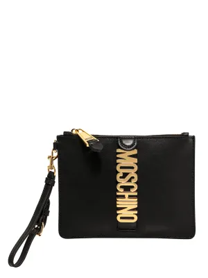 Moschino Logo Lettering Clutch Bag