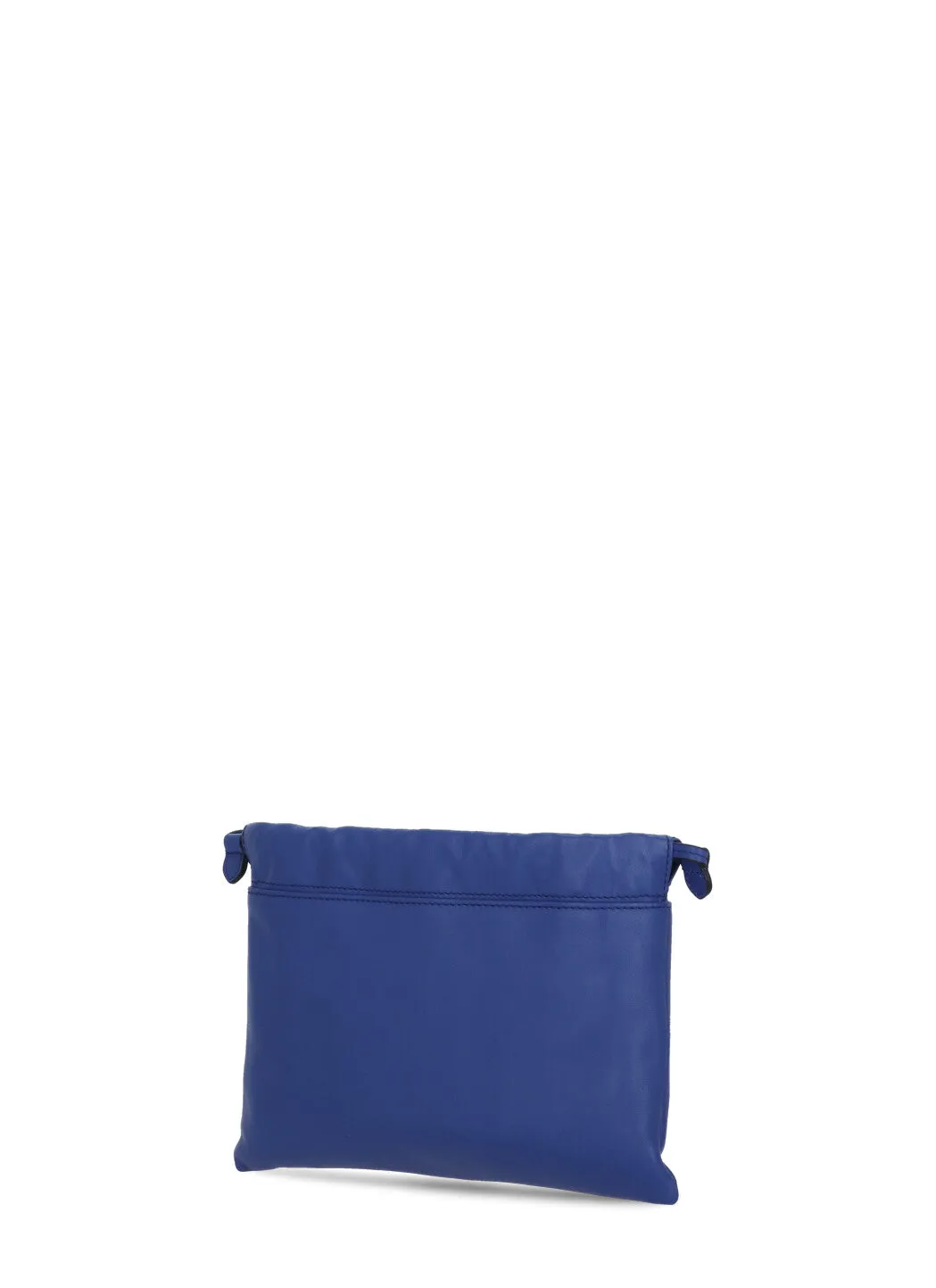 Moschino Logo Plaque Chained Clutch Bag