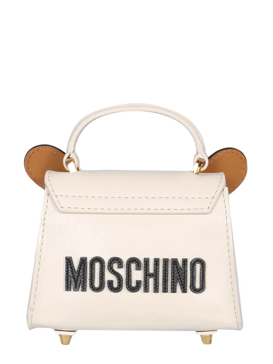 Moschino Logo-Print Mini Crossbody Bag